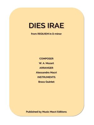 cover image of DIES IRAE from REQUIEM by W. A. Mozart